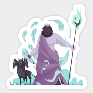 Greek God Hades Sticker